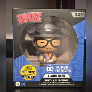 Funko Pop Dorbz DC Comics  Clark Kent Hot Topic Exclusive Limited 3500 PCS
